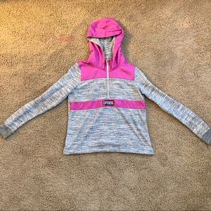 Pink Victoria Secret Grey n Purple hoodie